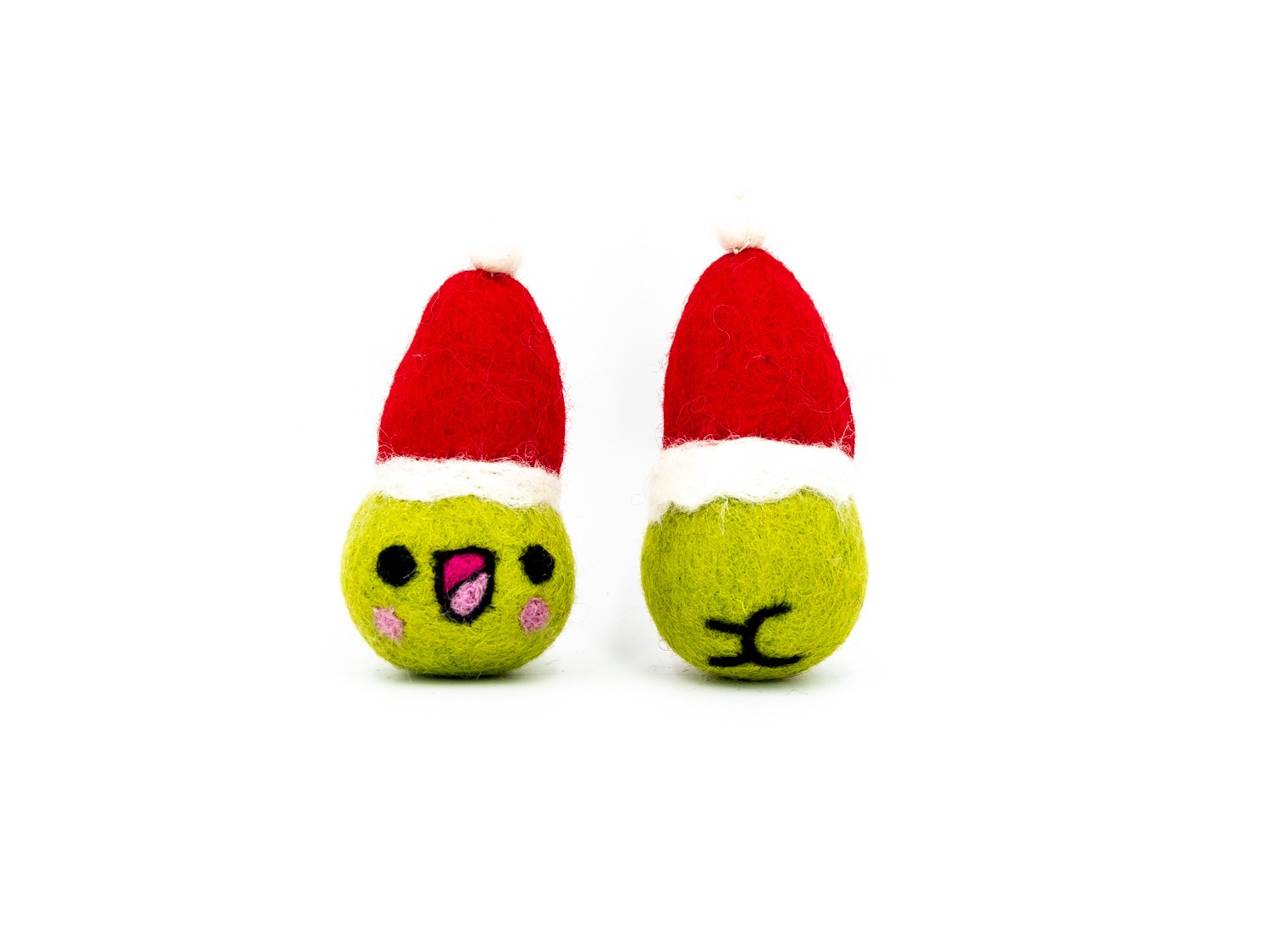 Buy Felt Brussels Sprout Bauble Ornament - Felt and Yarn