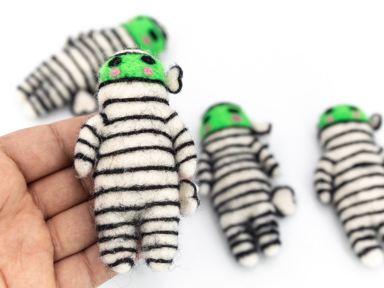 10cm Felt Creepy Mummy