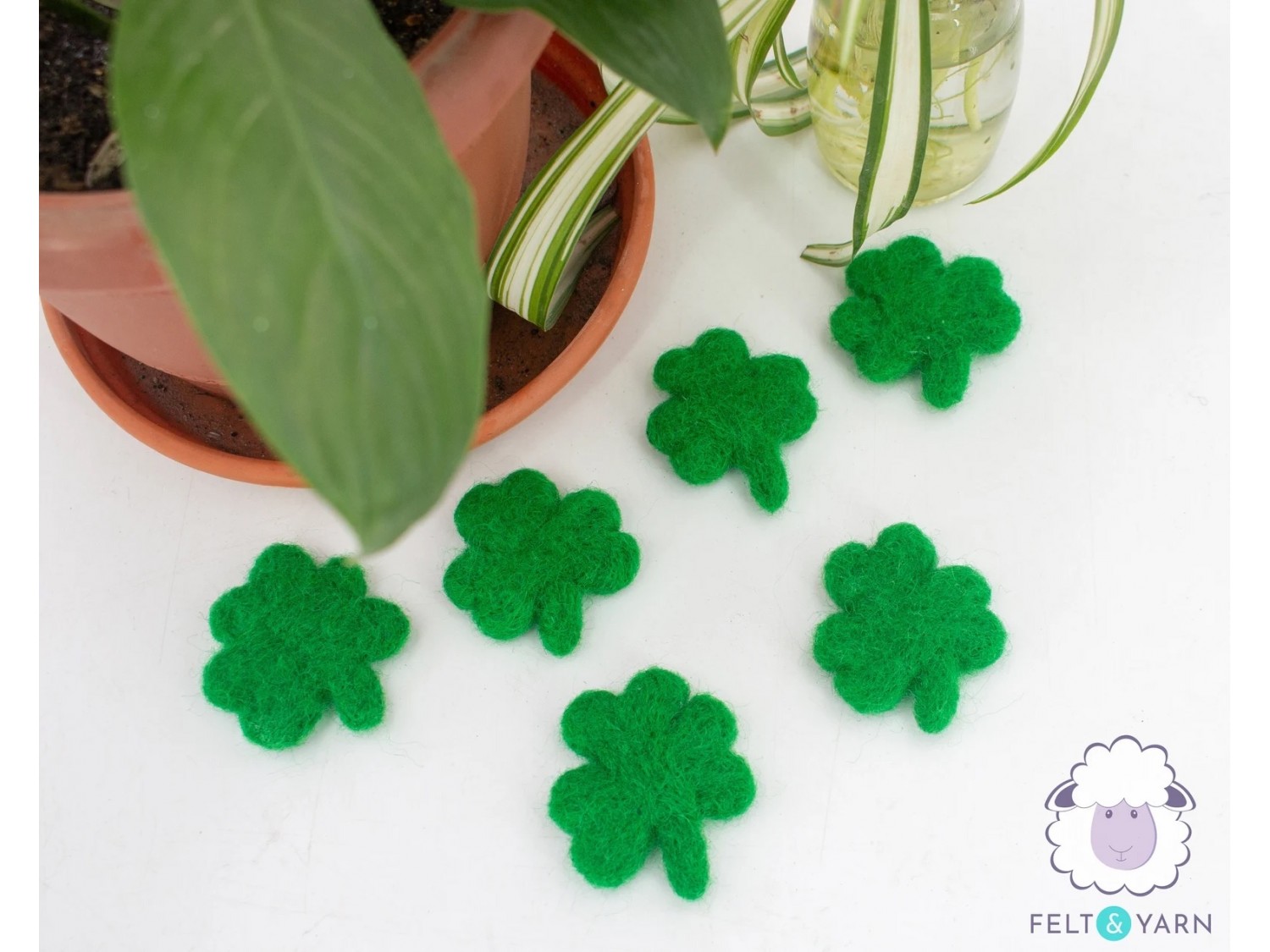 Felt Shamrocks