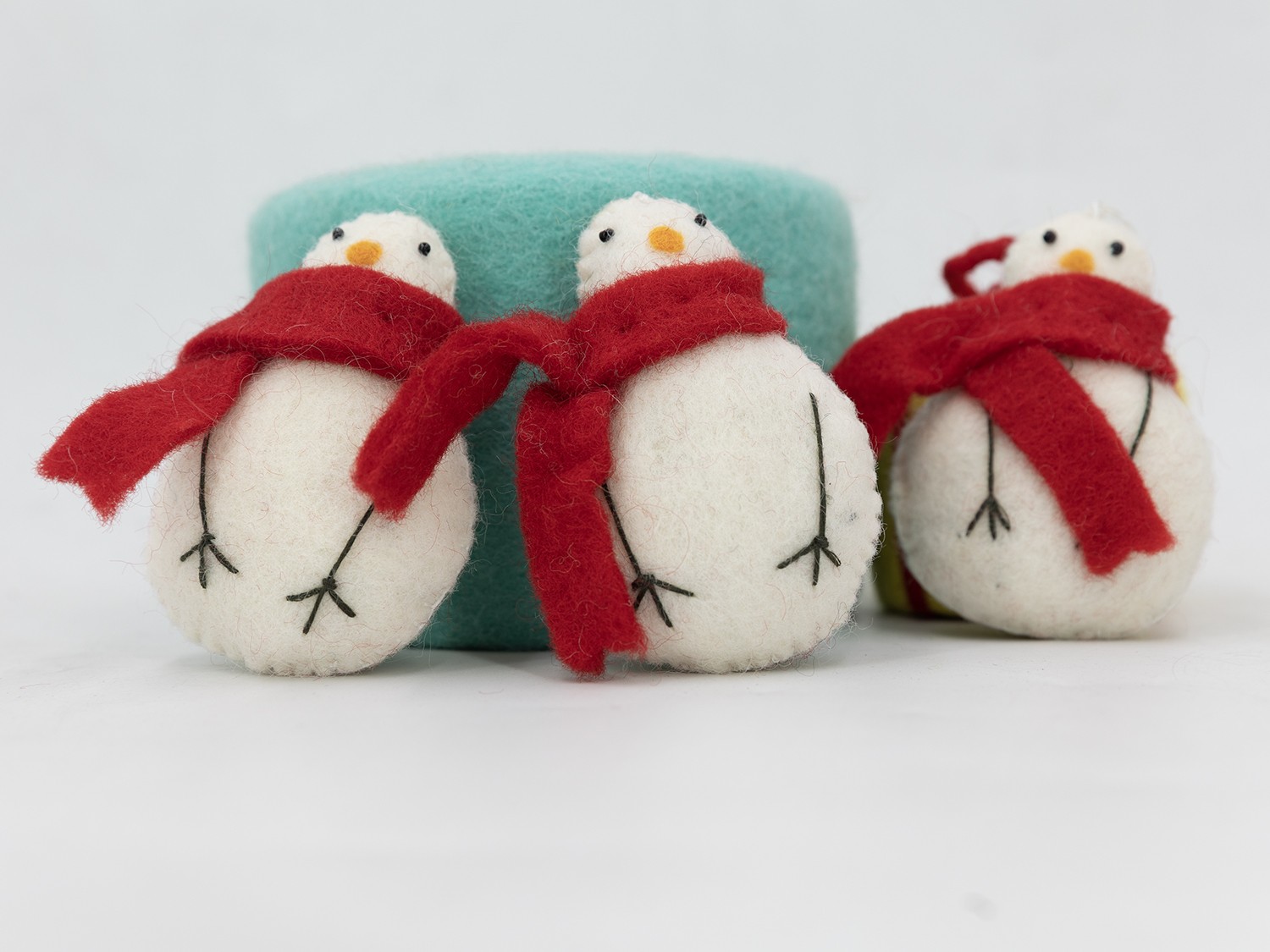 wool Christmas crafts