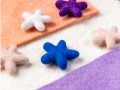 quadu 25 colorful felt stars – 25 mm