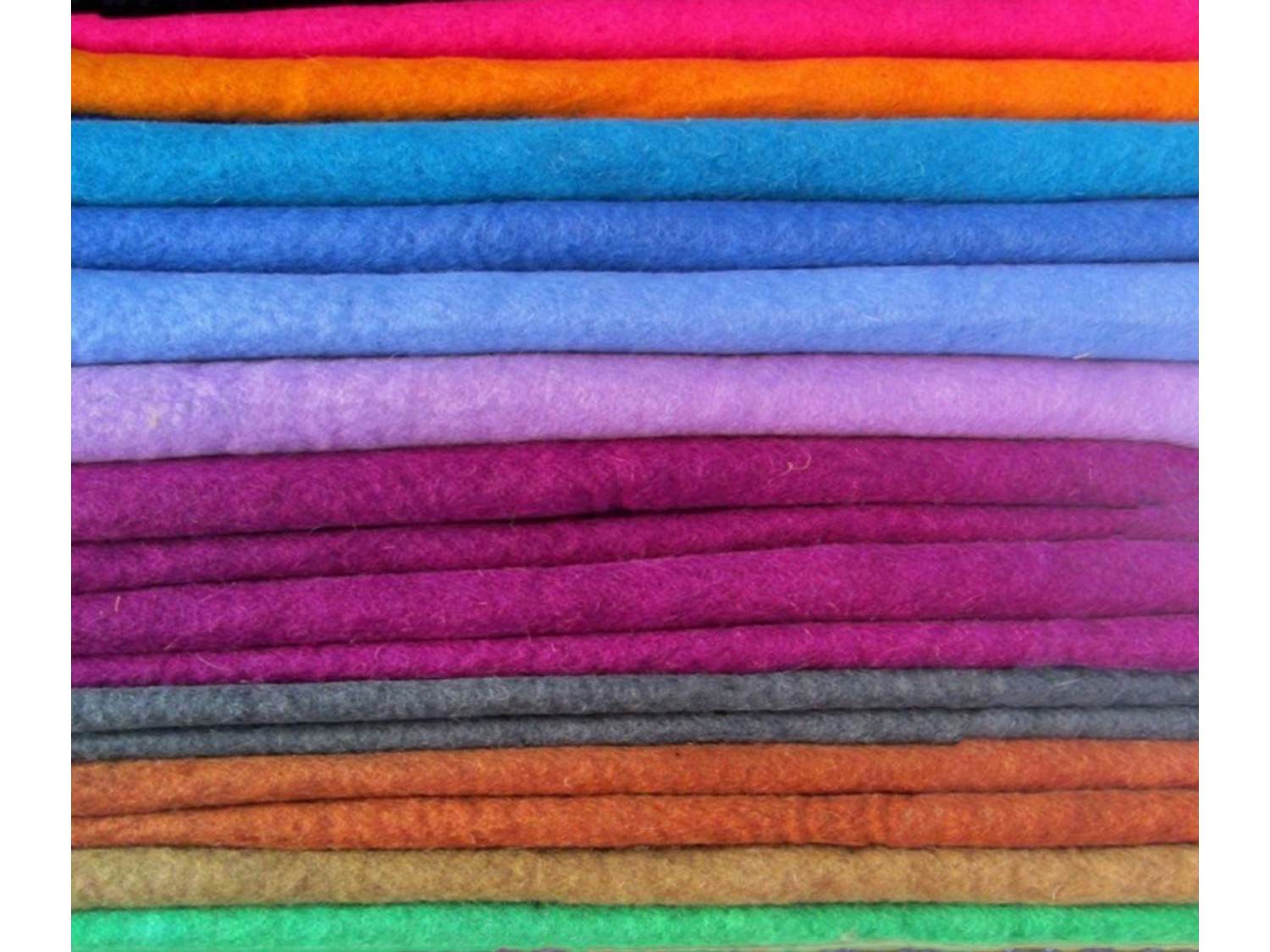 100 colors Felt Fabric [ DIY Material ] - Felt & Yarn