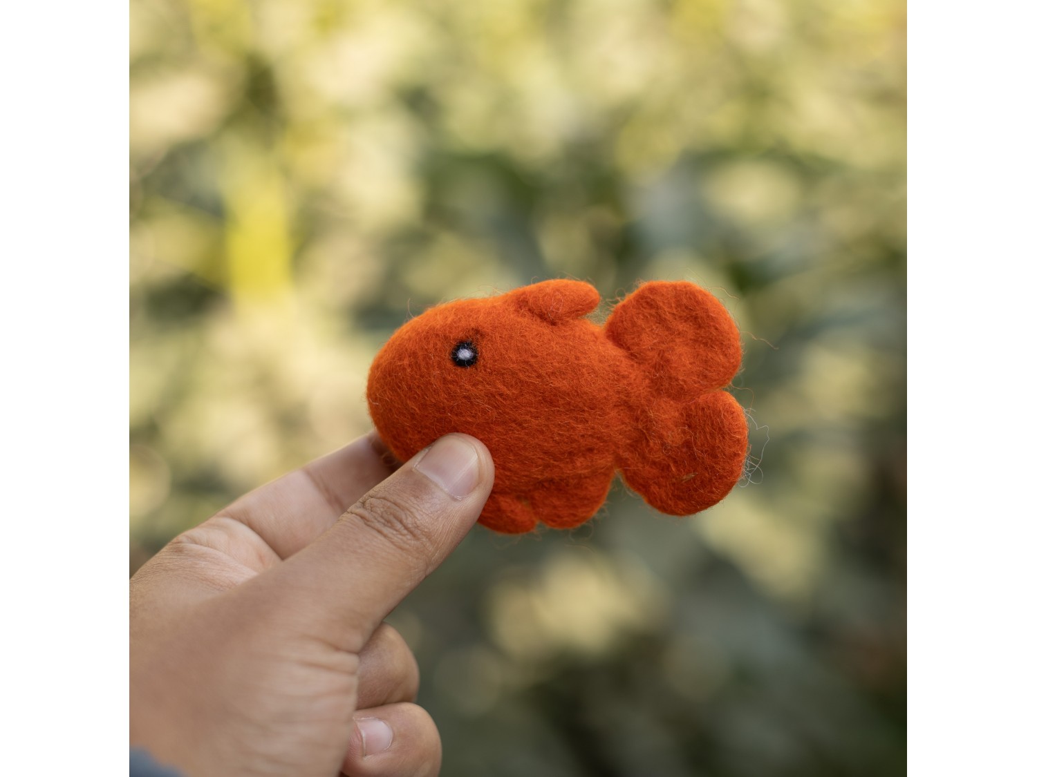 Handcrafted Wool Felt Fish - Felt and Yarn