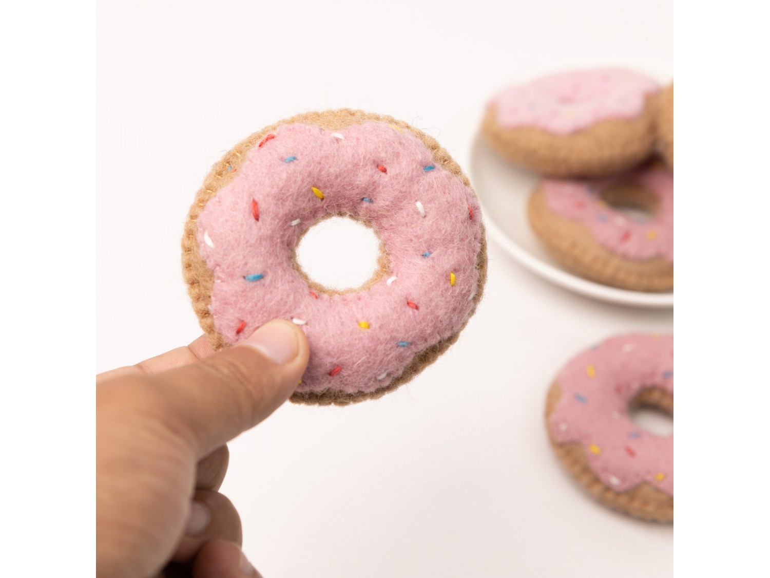 Felt Donuts with Sprinkles