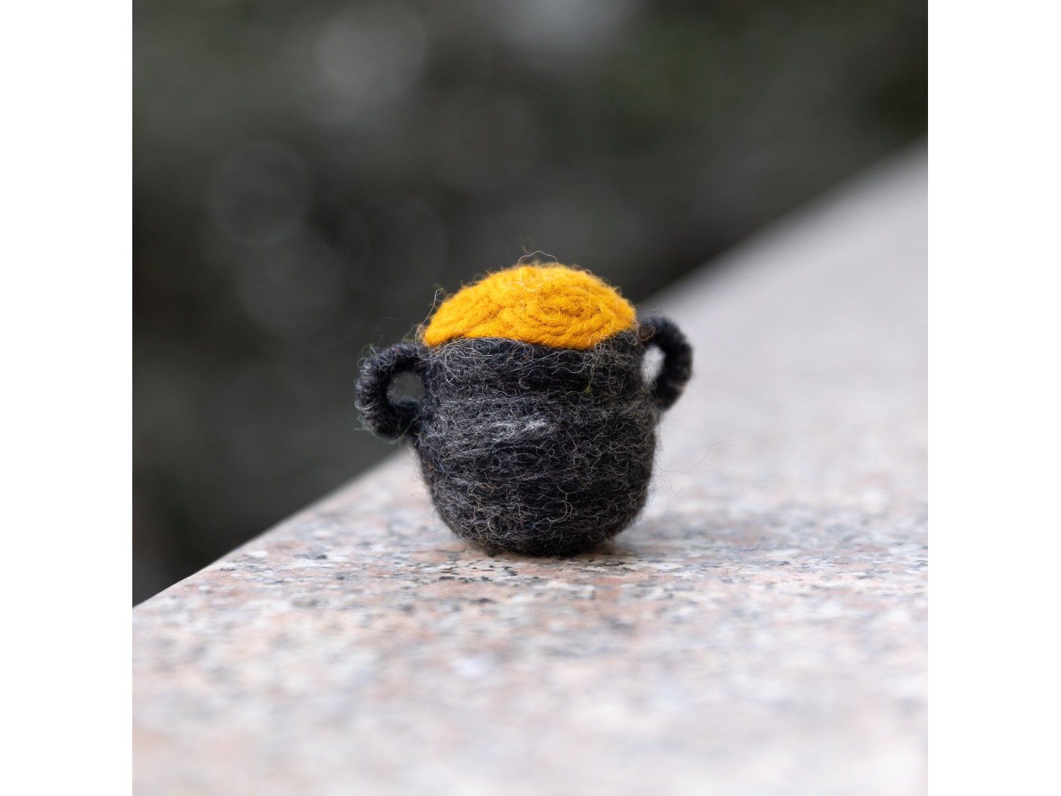 Decorative Wool Felt Pot Of Gold - Felt and Yarn