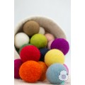 2cm Tie Dye Felt Balls