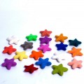 quadu 25 colorful felt stars – 25 mm