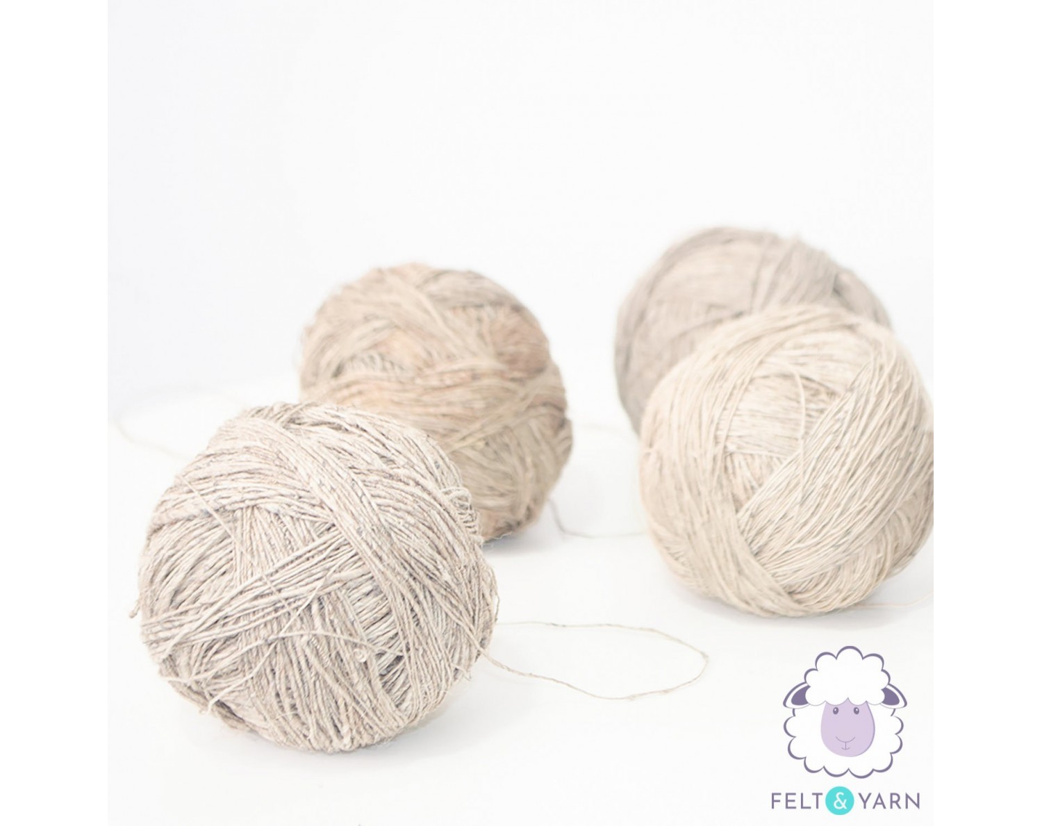 Felting Wool Yarn [Knitted Wool Thread] - Felt & Yarn