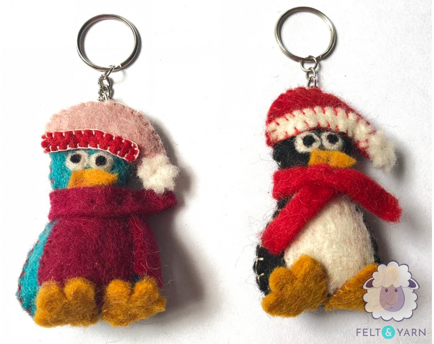 soft penguin keyring