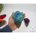 Felt Flower Brooch, 100% Natural Wool