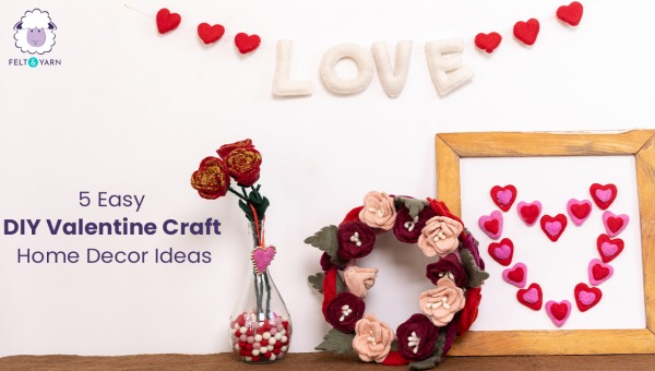 5 Easy Diy Crafts For Home Decor Valentine's Special