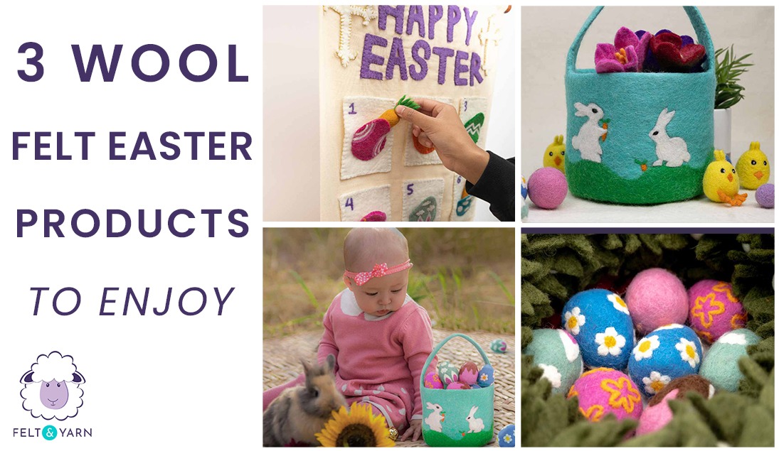 Easter Eggs & sale Easter Bunny Wool Rugs